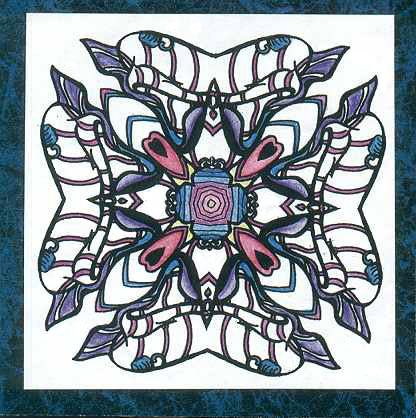 Kaleidoscope Stamping - Jim Stephan's Rubber Art Ink