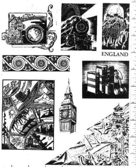 Jim Stephan Rubber Ink Art - 14: Europe & Travel
